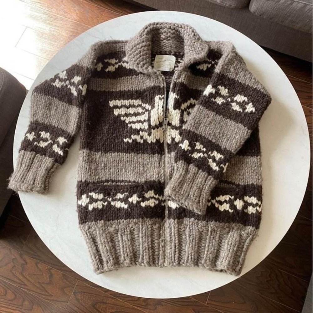 Cowichan Wool Knit Sweater